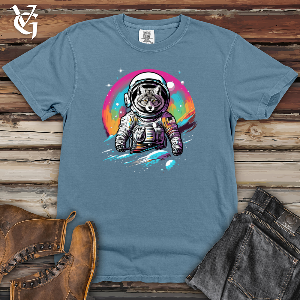 Viking Goods Raccoon Astronaut Adventure Heavy Cotton Comfort Colors Tee Blue Jean / L