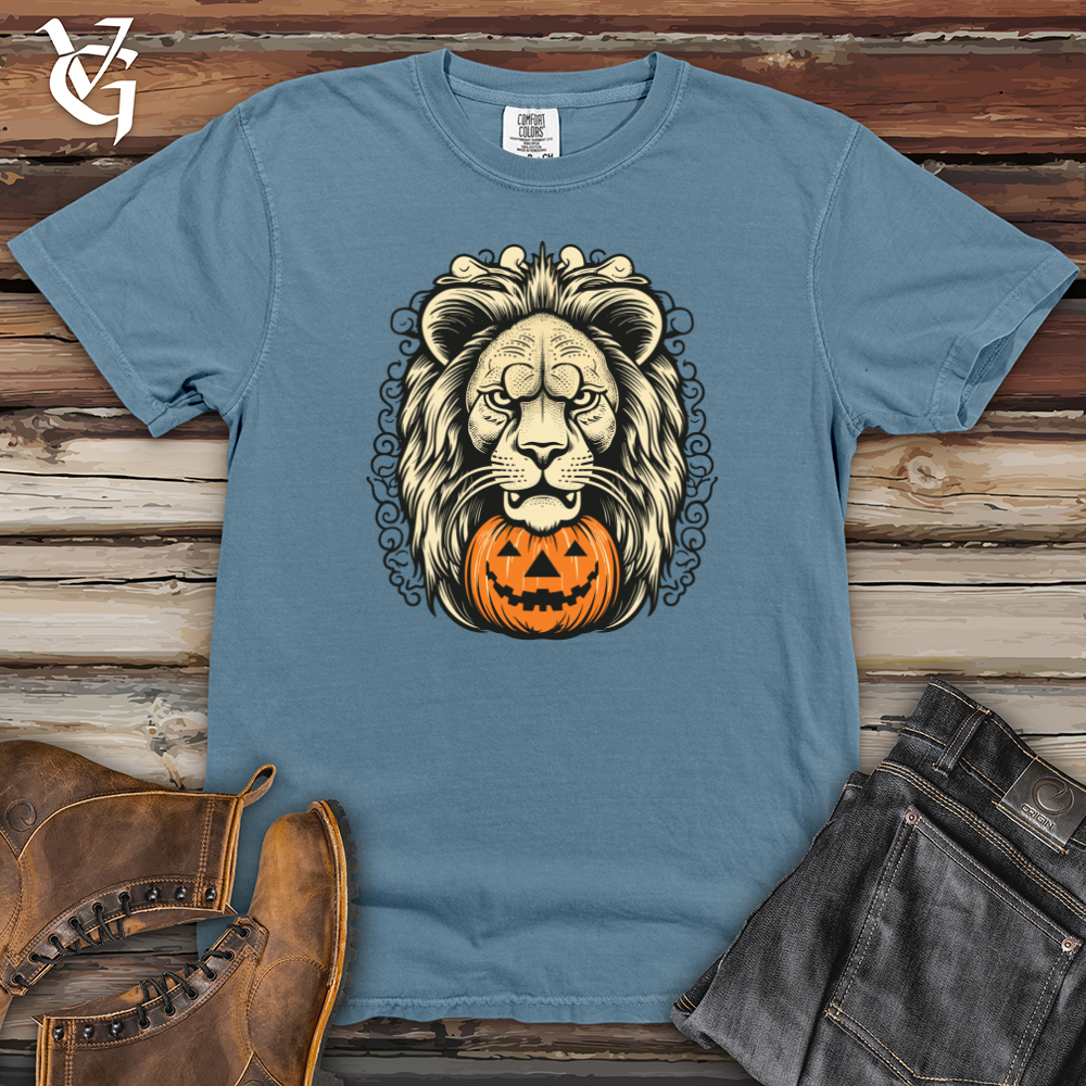 Viking Goods Regal Pumpkin Carver Heavy Cotton Comfort Colors Tee Blue Jean / L