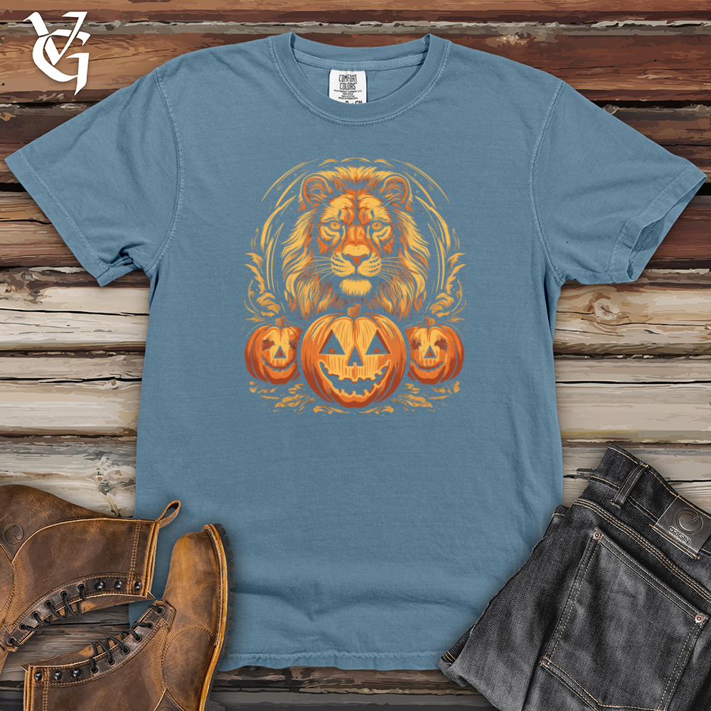 Viking Goods Regal Pumpkin Carver Heavy Cotton Comfort Colors Tee Blue Jean / L