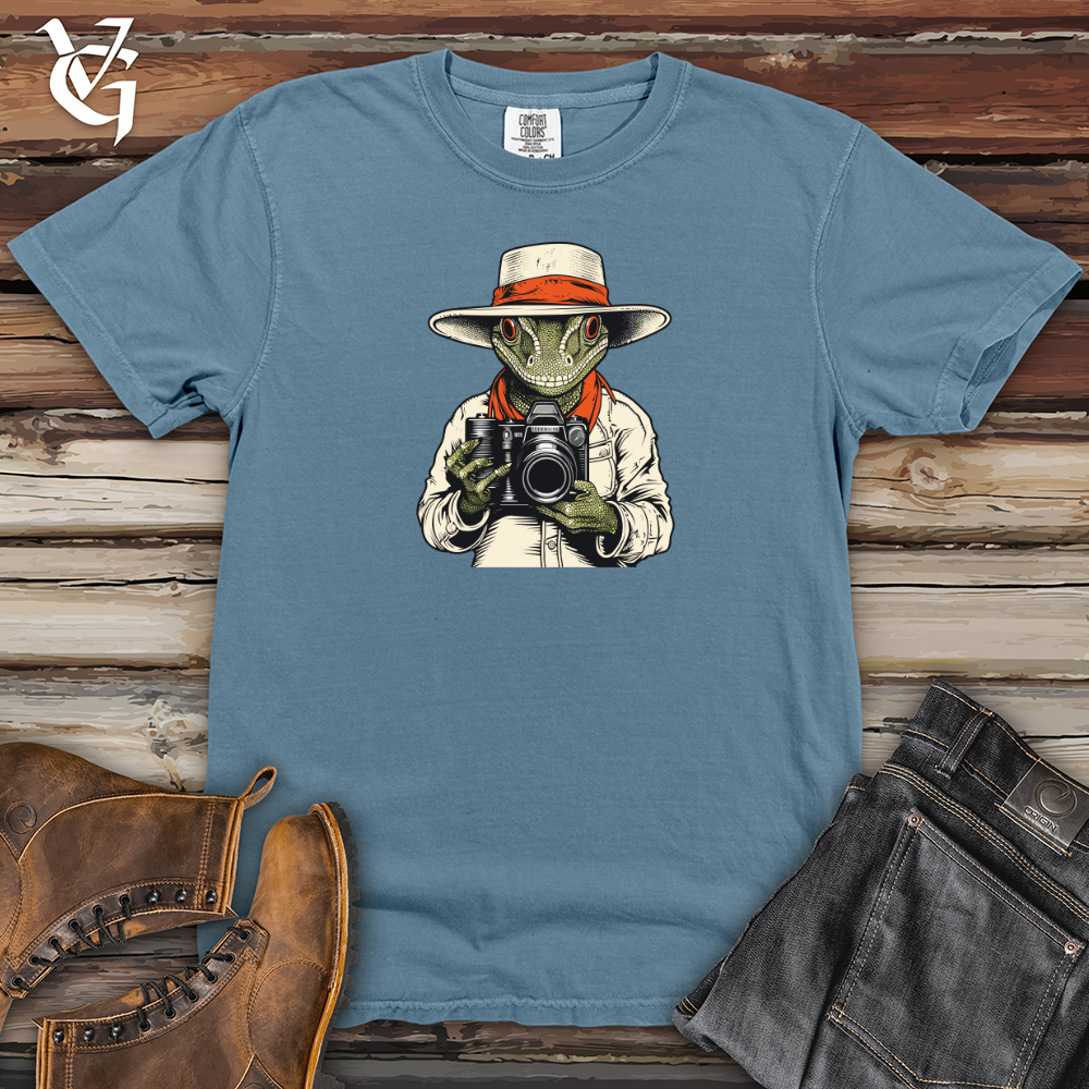 Viking Goods Reptile Lens Master Heavy Cotton Comfort Colors Tee Black / L