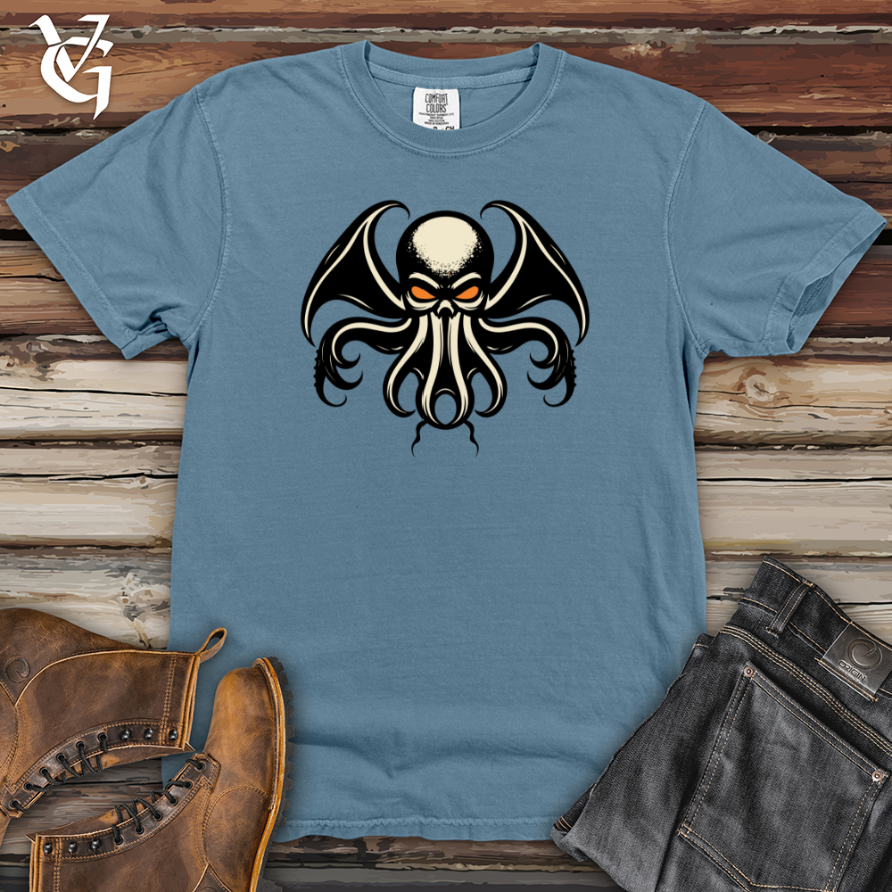 Viking Goods Retro Batctopus Heavy Cotton Comfort Colors Tee Blue Jean / L