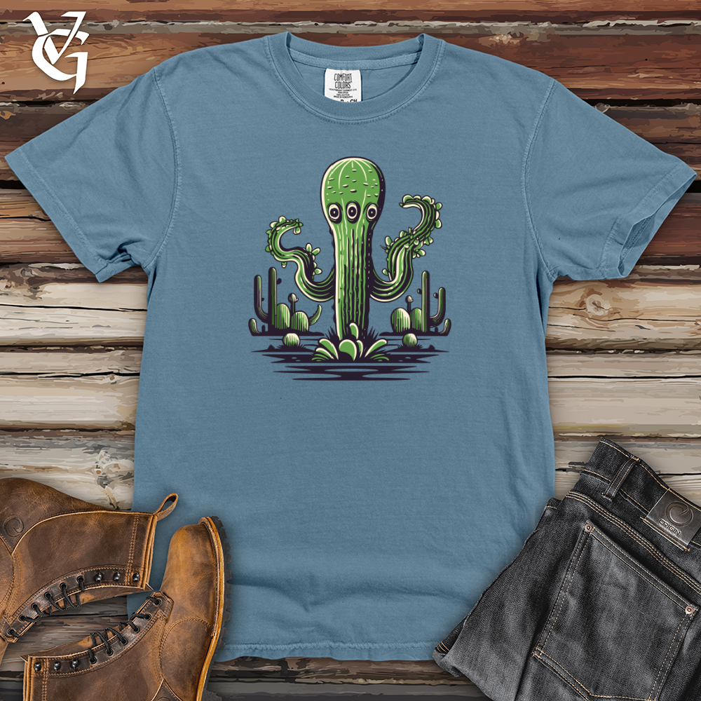 Viking Goods Retro Cactus Embrace Heavy Cotton Comfort Colors Tee Blue Jean / L