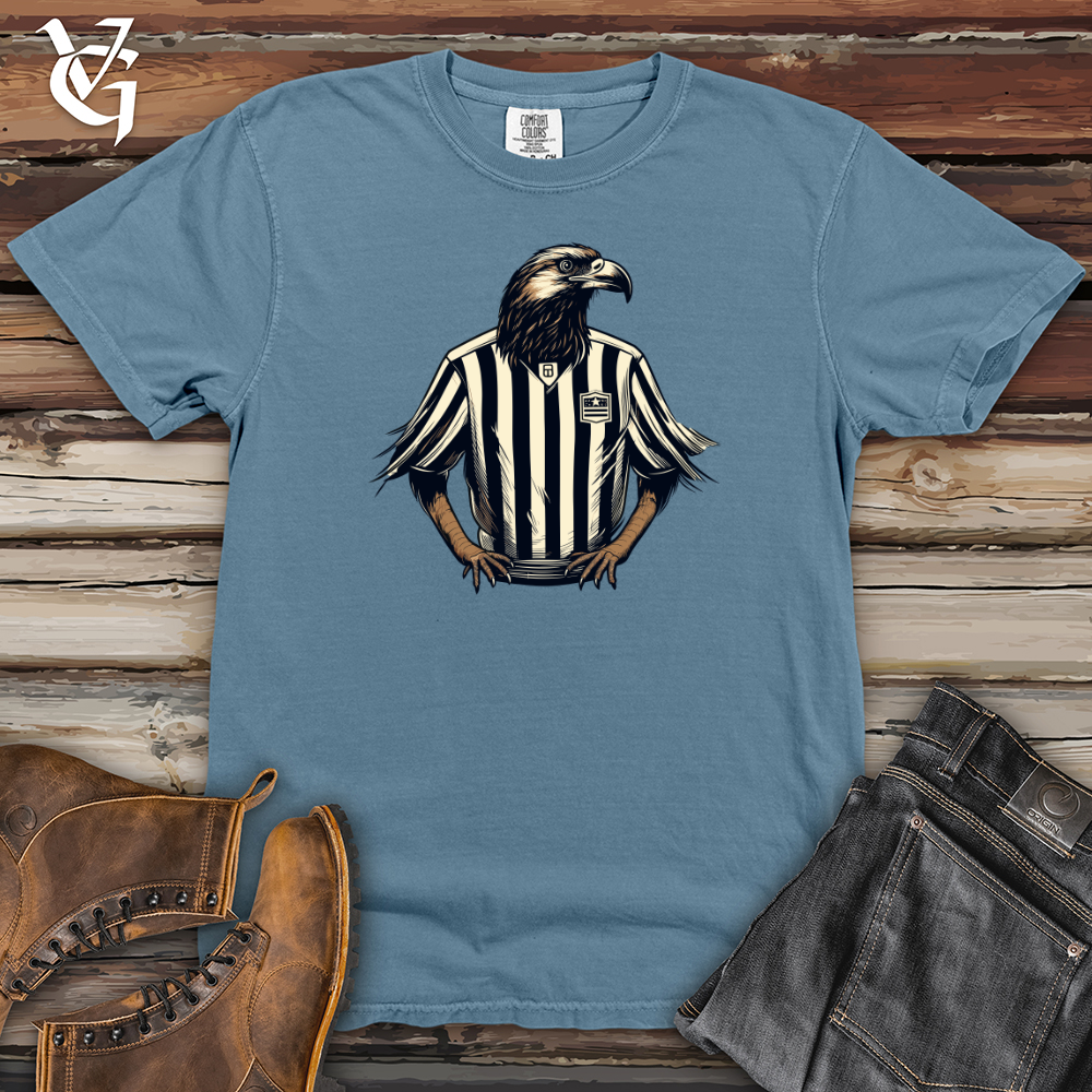 Viking Goods Retro Referee Raven 01 Heavy Cotton Comfort Colors Tee Blue Jean / L