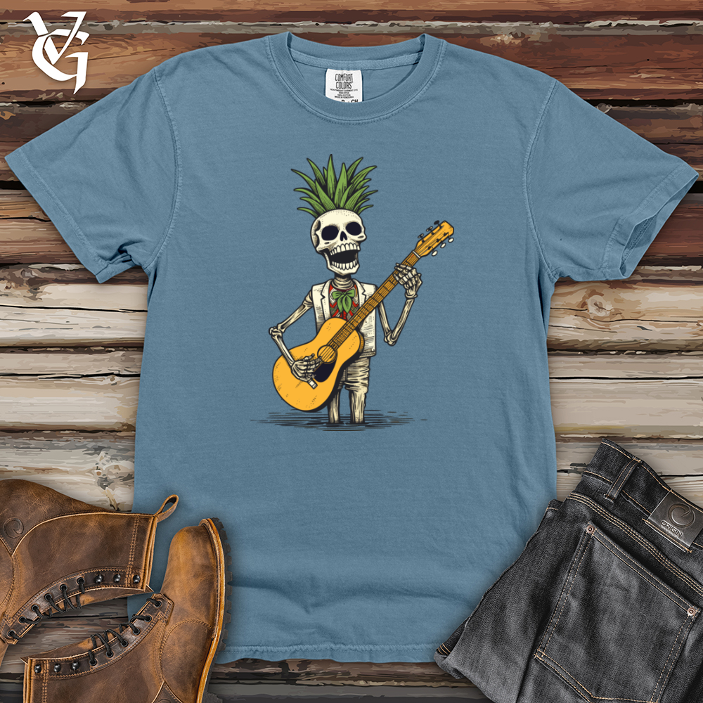 Viking Goods Retro Rhythm Pineapple Heavy Cotton Comfort Colors Tee Blue Jean / L