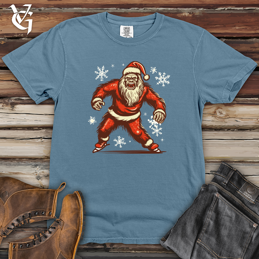 Viking Goods Retro Skating Sasquatch Heavy Cotton Comfort Colors Tee Blue Jean / L