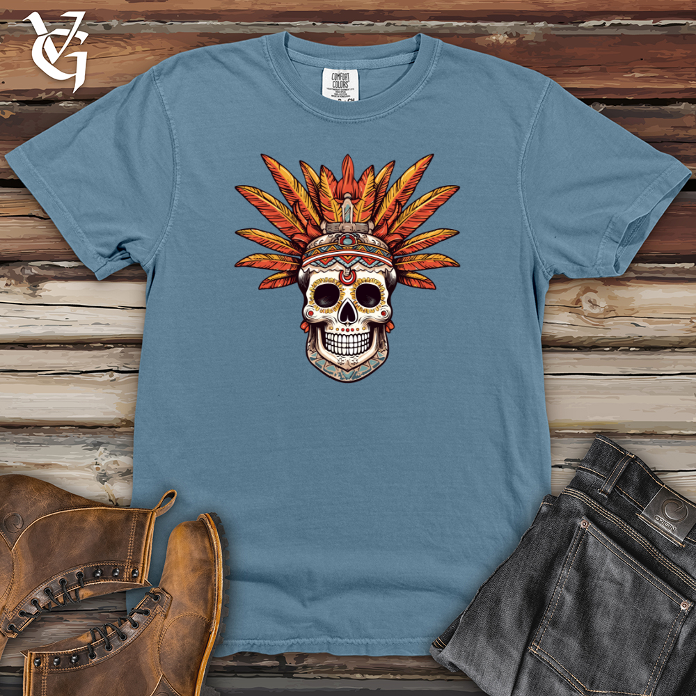 Viking Goods Retro Warrior Pineapple Heavy Cotton Comfort Colors Tee Blue Jean / L