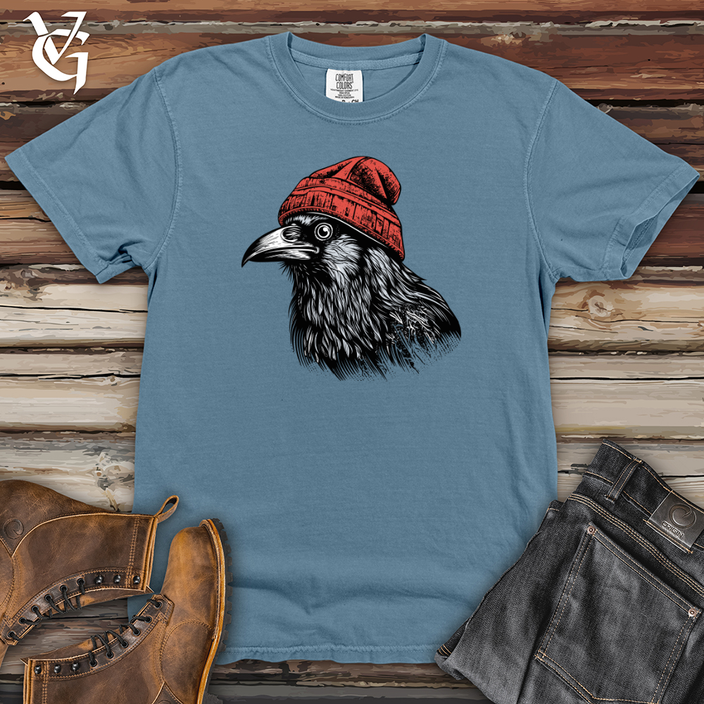 Viking Goods Retro Wisebird Heavy Cotton Comfort Colors Tee Blue Jean / L