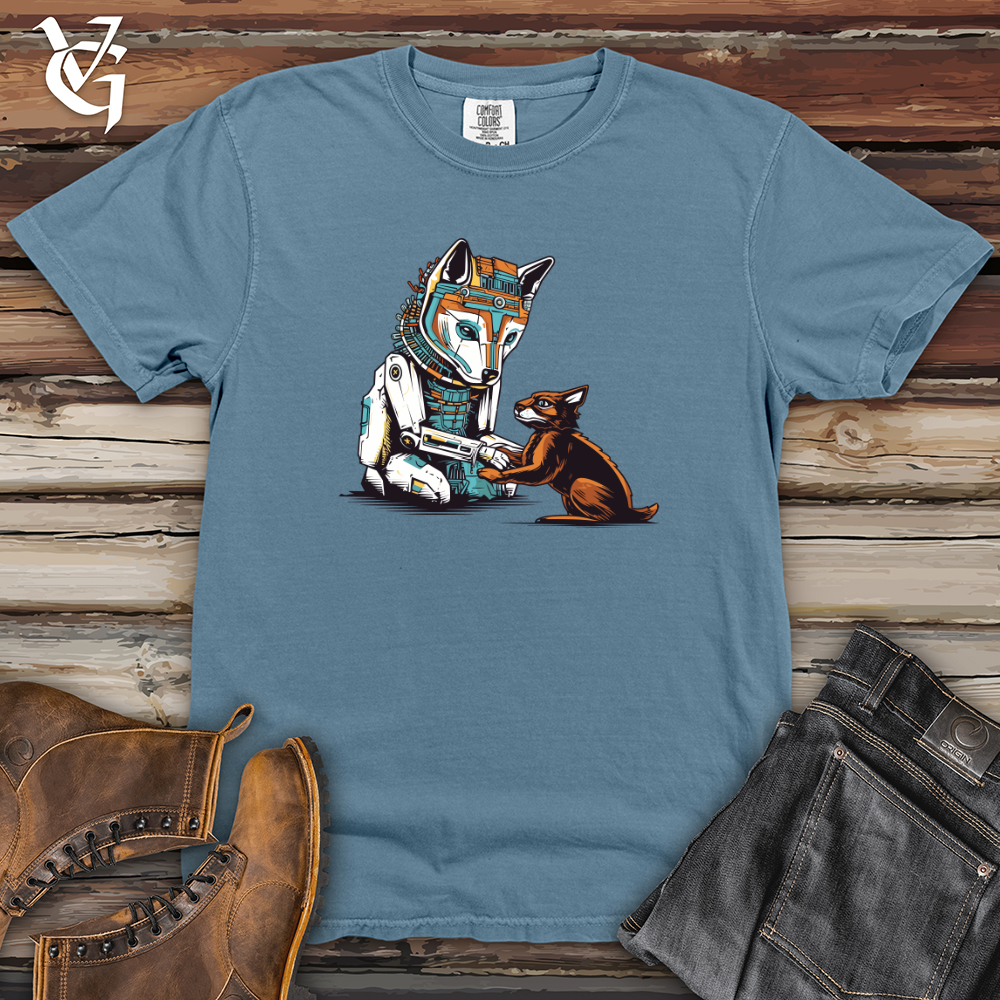 Viking Goods RoboFox Pal Heavy Cotton Comfort Colors Tee Blue Jean / L