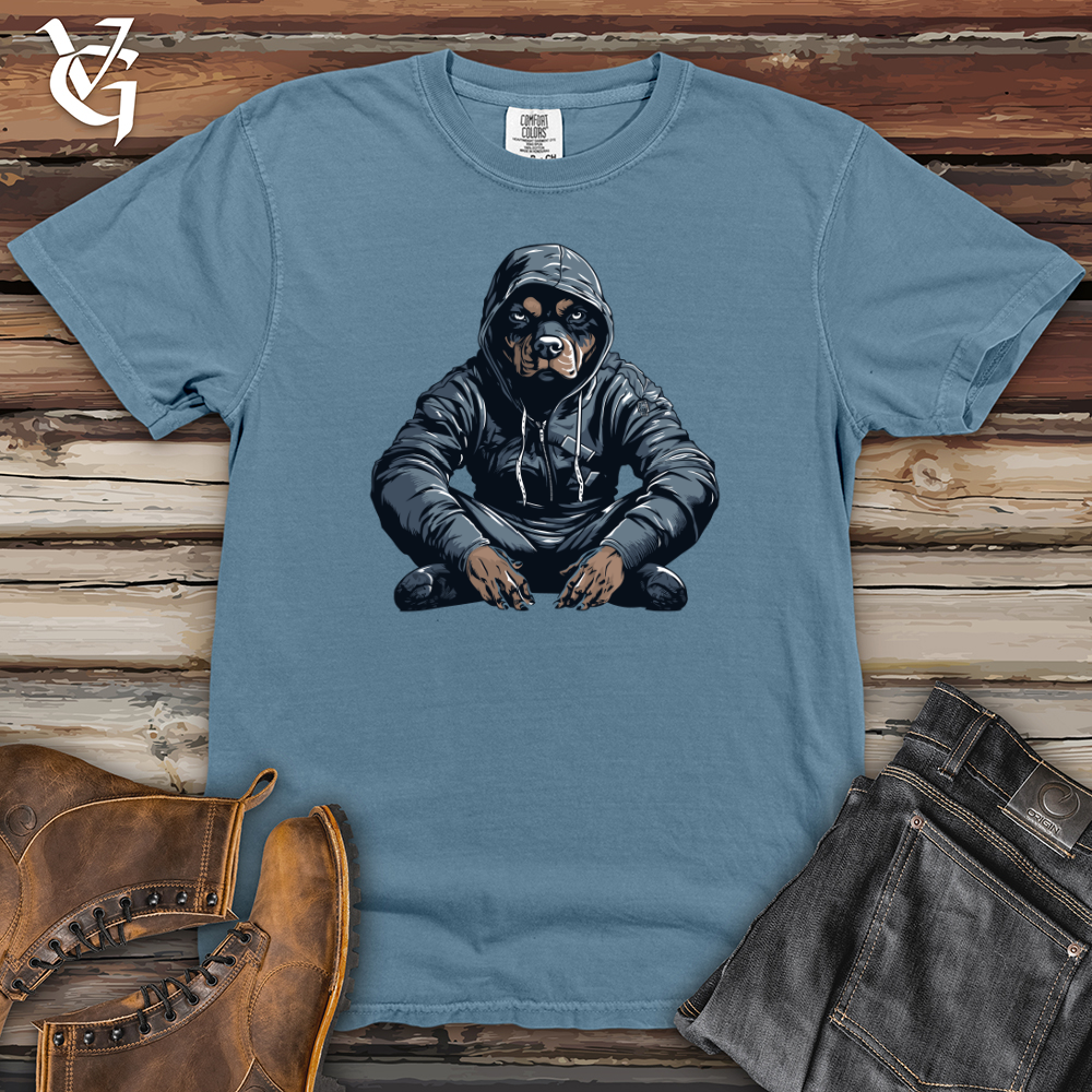 Viking Goods Rottweiler Urban Stance Heavy Cotton Comfort Colors Tee Blue Jean / L