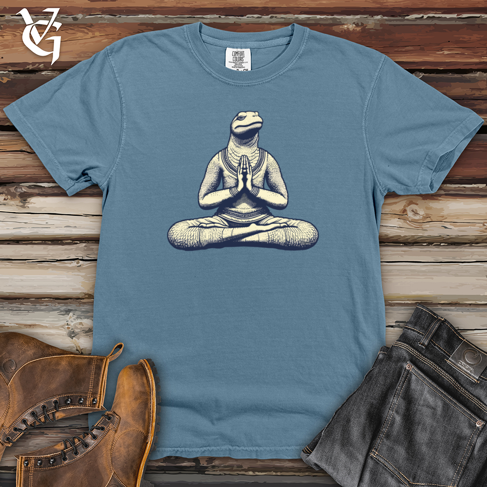 Viking Goods Salamander Zen Master Heavy Cotton Comfort Colors Tee Blue Jean / L