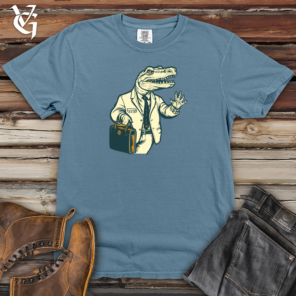 Viking Goods Savvy Gator Heavy Cotton Comfort Colors Tee Blue Jean / L