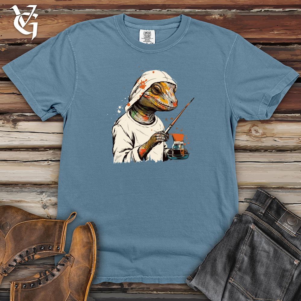 Viking Goods Scaled Artistry Heavy Cotton Comfort Colors Tee Blue Jean / L