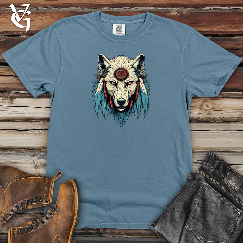 Viking Goods Shadowed Howler Heavy Cotton Comfort Colors Tee Blue Jean / L