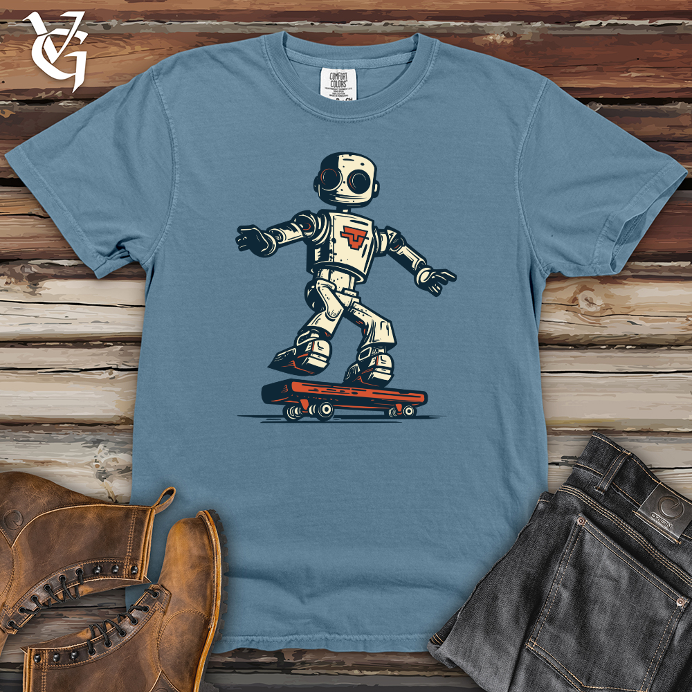 Viking Goods Skatebot Shredder Heavy Cotton Comfort Colors Tee Blue Jean / L