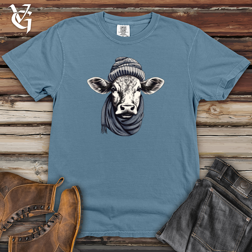 Viking Goods Slouchy Beanie Bovine Heavy Cotton Comfort Colors Tee Blue Jean / L