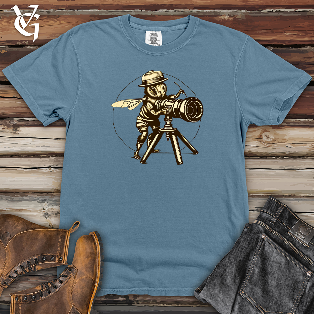 Viking Goods Snapshot Buzzographer Heavy Cotton Comfort Colors Tee Blue Jean / L