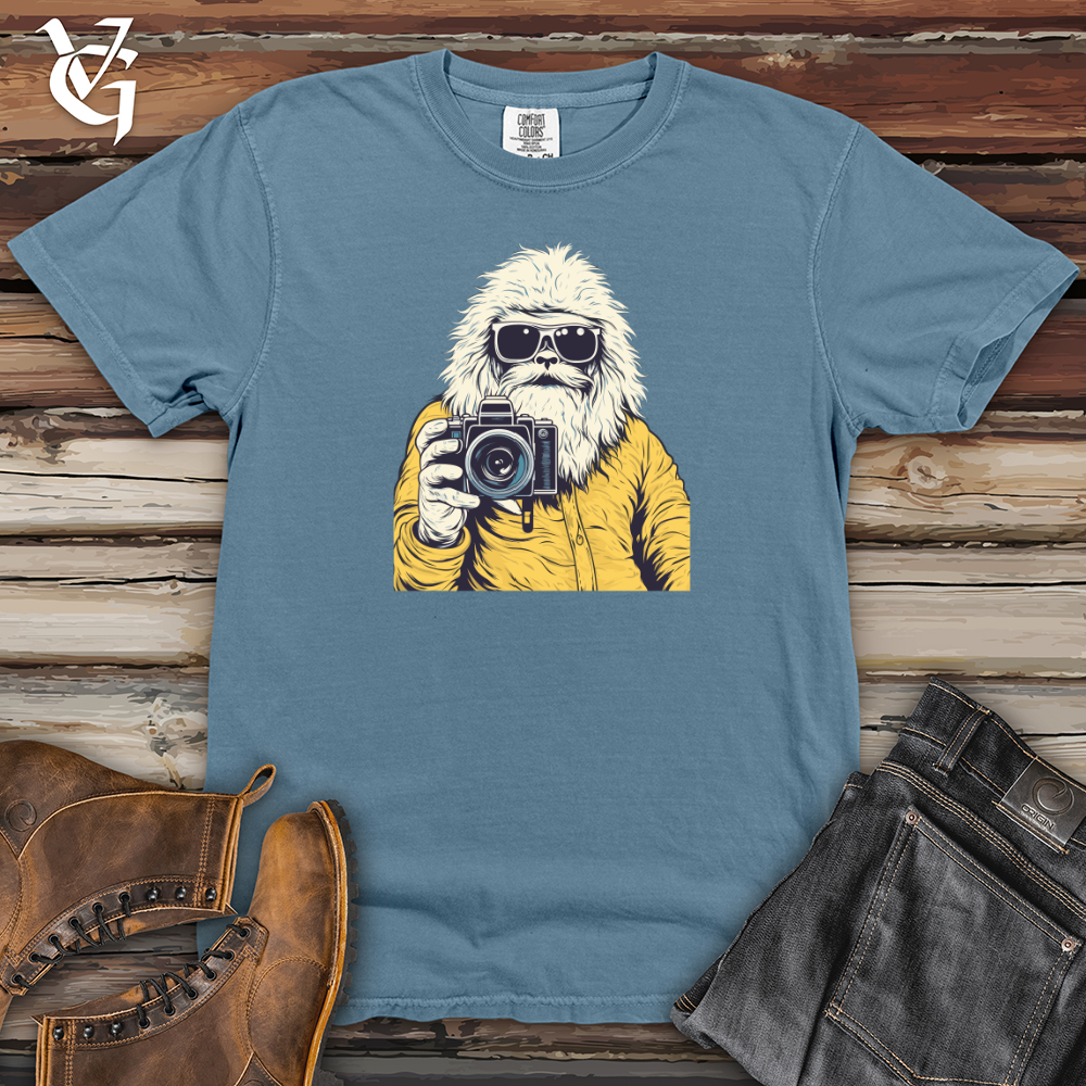 Viking Goods Snapshot Sasquatch Heavy Cotton Comfort Colors Tee Blue Jean / L