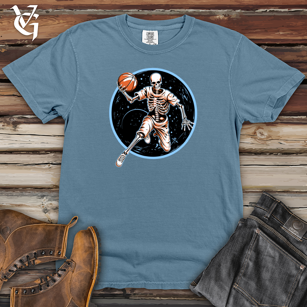 Viking Goods Space Jam Skeleton Heavy Cotton Comfort Colors Tee Blue Jean / L