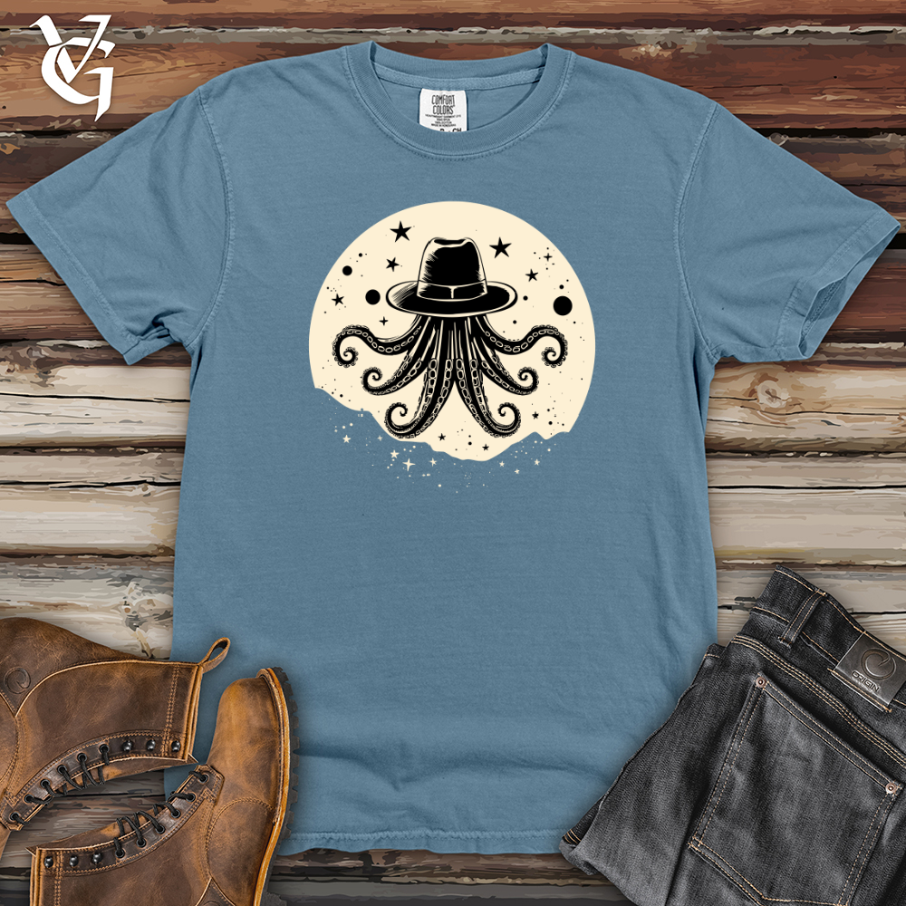 Viking Goods Space Rodeo Octopus Heavy Cotton Comfort Colors Tee Blue Jean / L