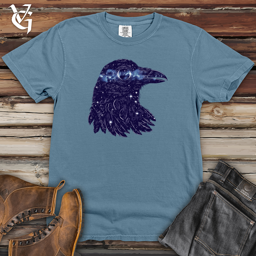 Viking Goods Stellar Raven Mystery Heavy Cotton Comfort Colors Tee Blue Jean / L