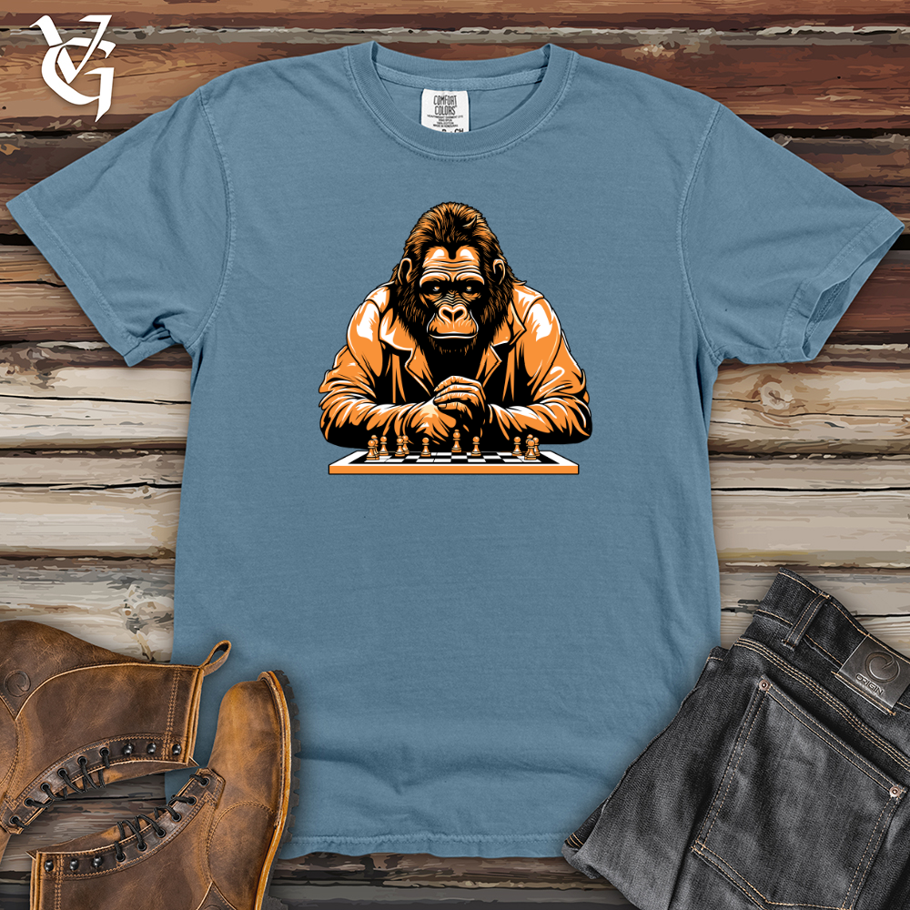 Viking Goods Strategic Ape Mastermind Heavy Cotton Comfort Colors Tee Blue Jean / L