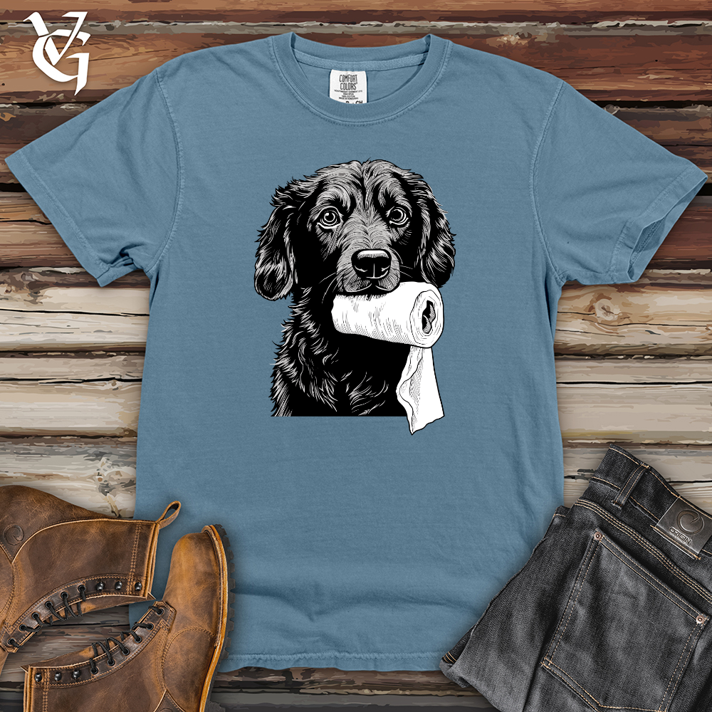 Viking Goods Toilet Paper Teeter Black Shepherd Heavy Cotton Comfort Colors Tee Blue Jean / L