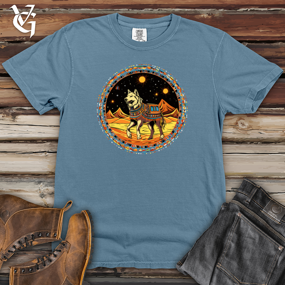 Viking Goods Tribal Canine Cosmos Heavy Cotton Comfort Colors Tee Blue Jean / L