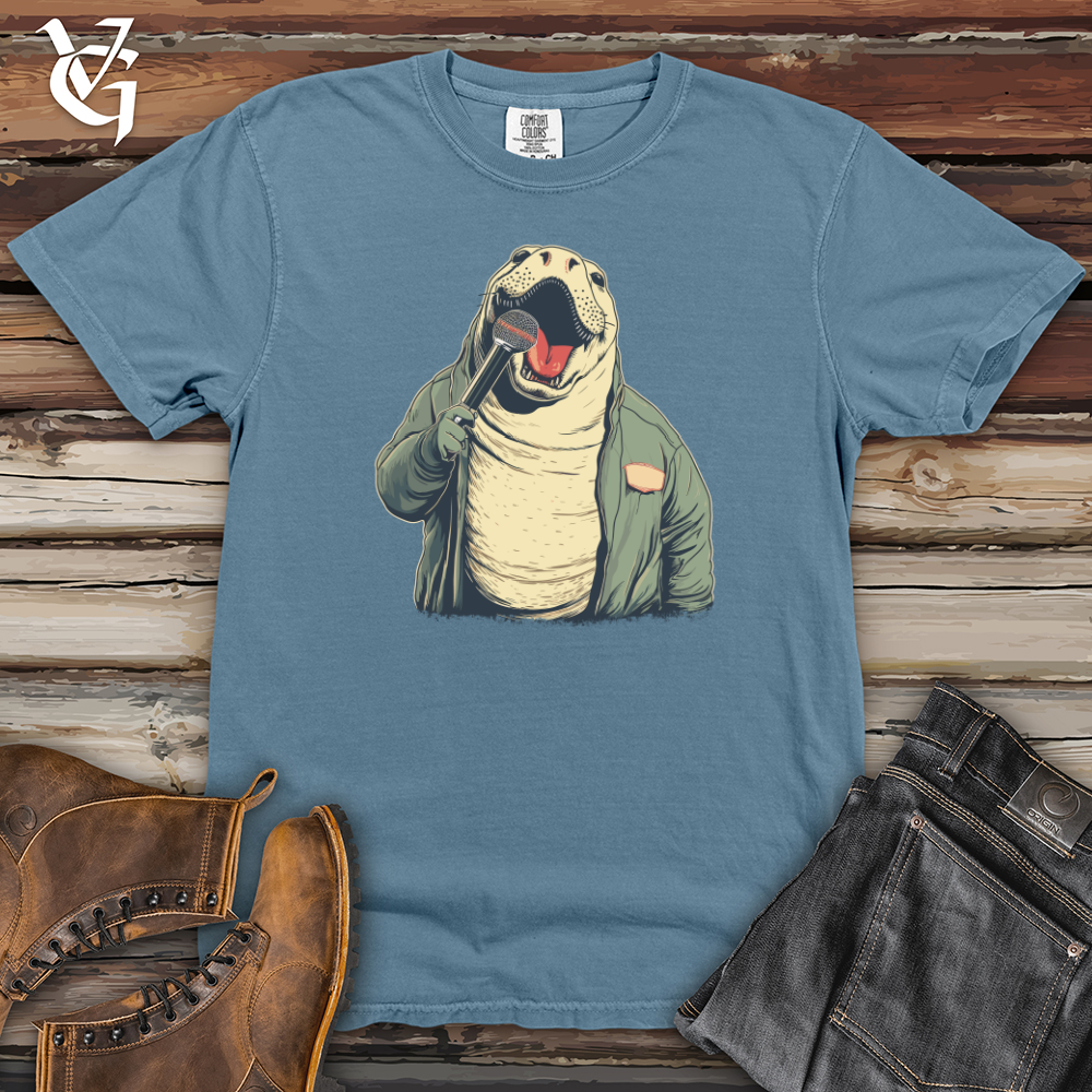 Viking Goods Turtle Rockstar Solo Heavy Cotton Comfort Colors Tee Blue Jean / L