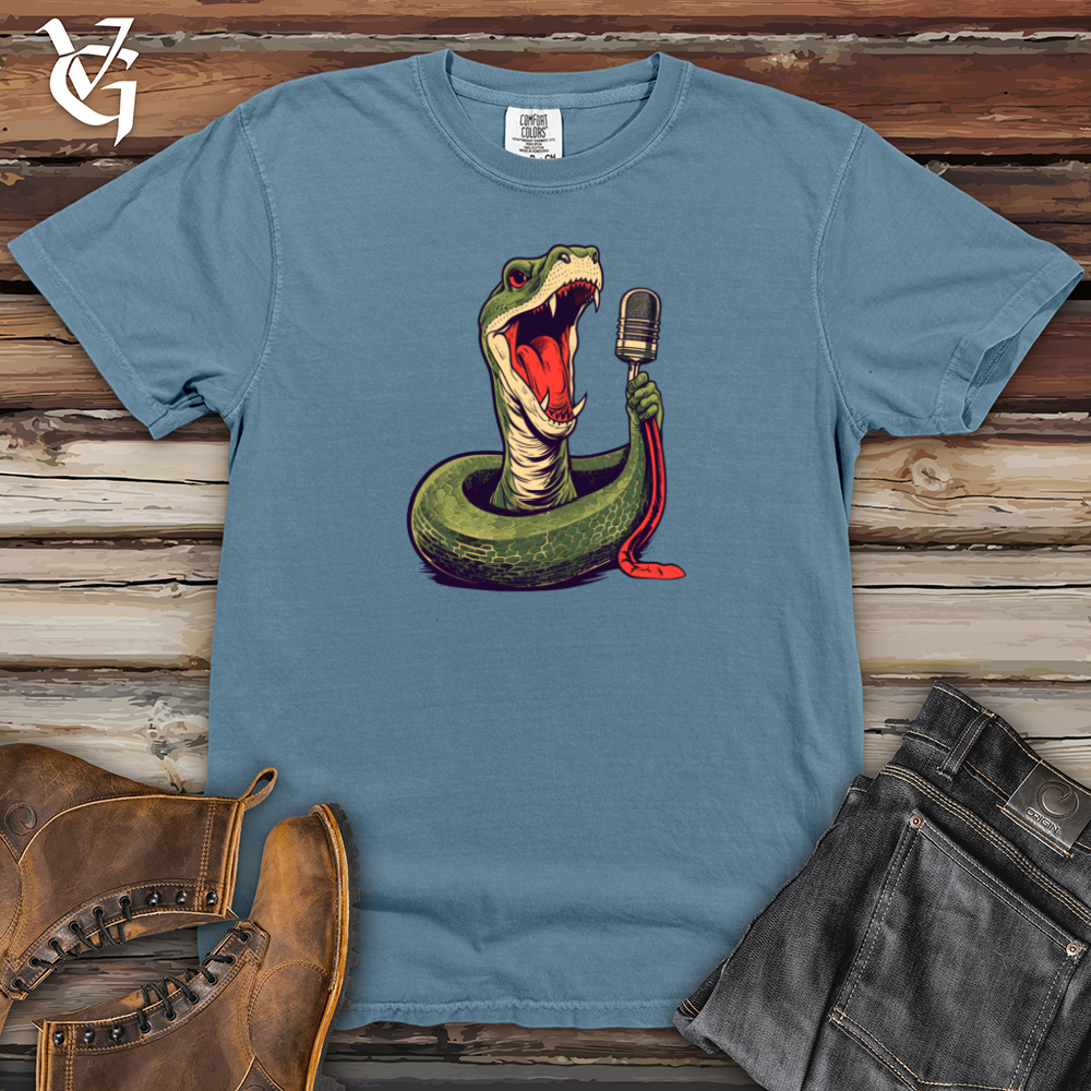 Viking Goods Venomous Chuckles Comedy Heavy Cotton Comfort Colors Tee Blue Jean / L