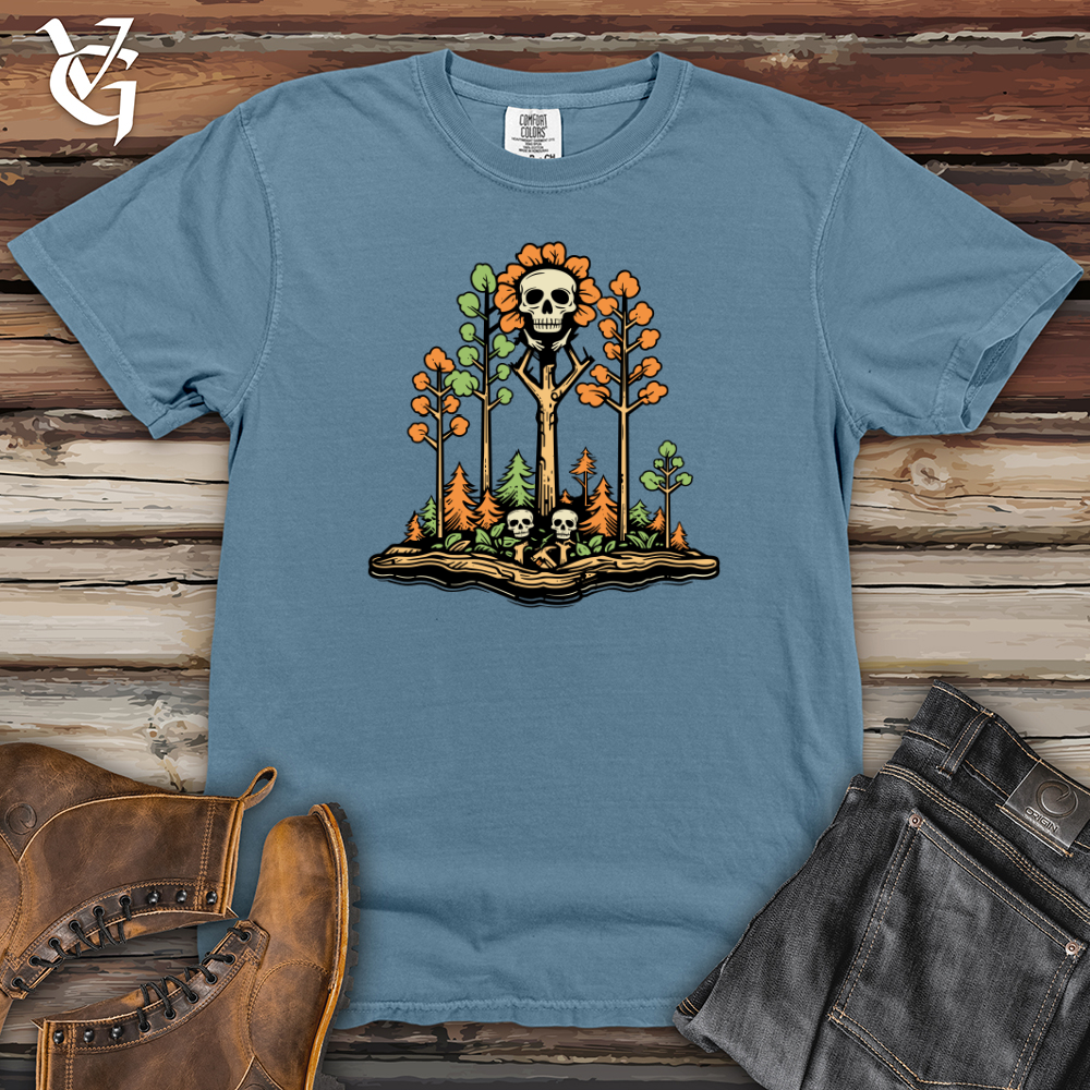 Viking Goods Vibrant Skeletal Grove Heavy Cotton Comfort Colors Tee Blue Jean / L