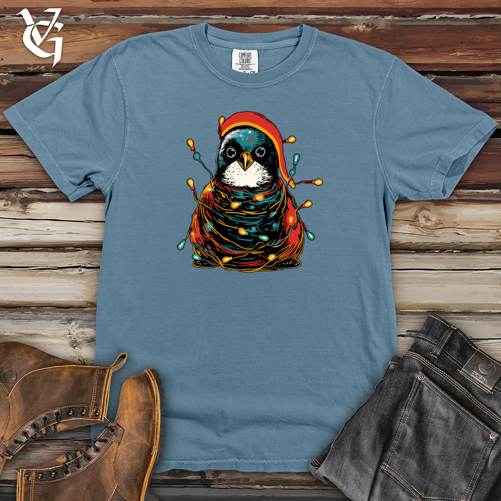 Viking Goods Vintage Festive Penguin Heavy Cotton Comfort Colors Tee Blue Jean / L