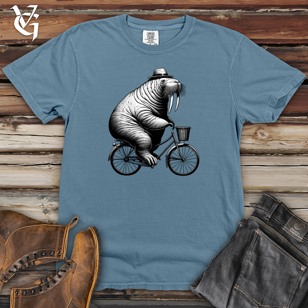 Viking Goods walrus Heavy Cotton Comfort Colors Tee Blue Jean / L