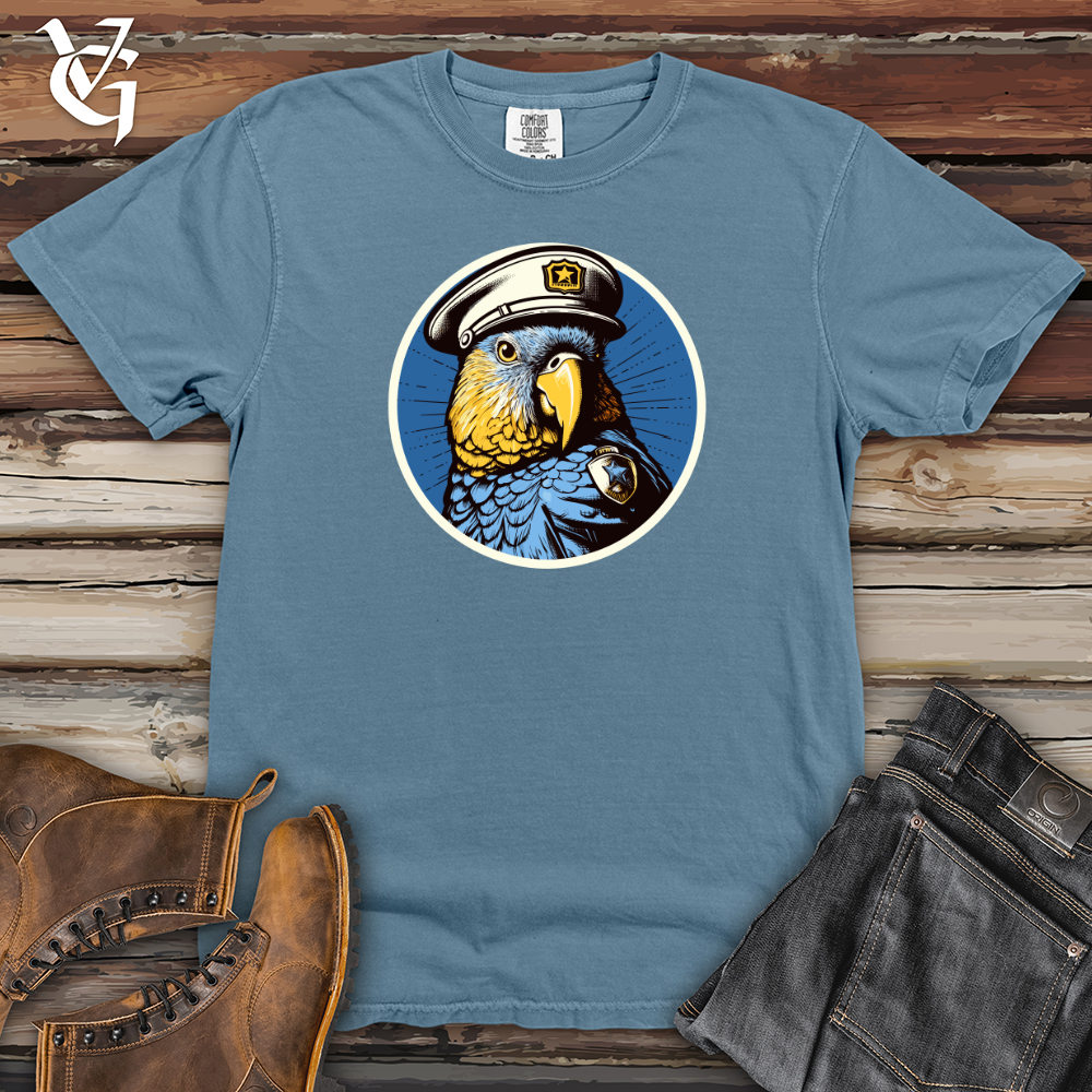 Viking Goods Winged Law Enforcer Heavy Cotton Comfort Colors Tee Blue Jean / L
