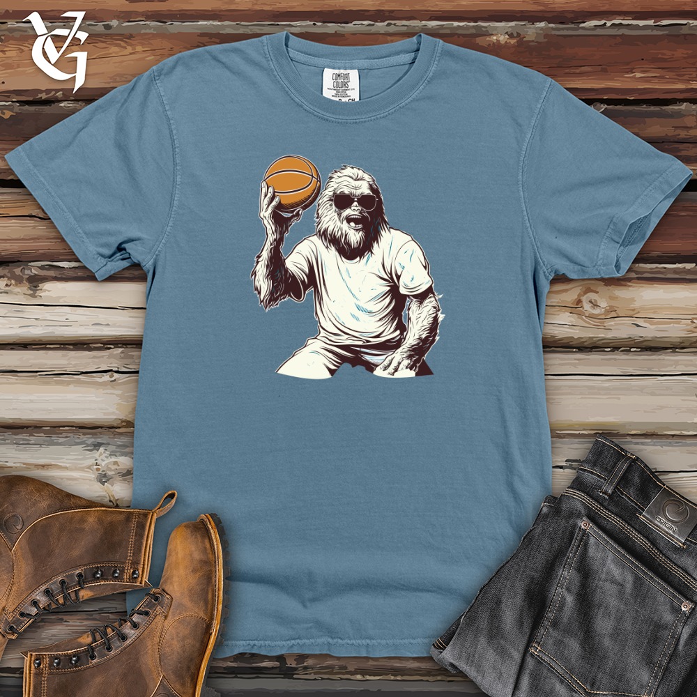 Viking Goods Yetti Hoops Heavy Cotton Comfort Colors Tee Blue Jean / L