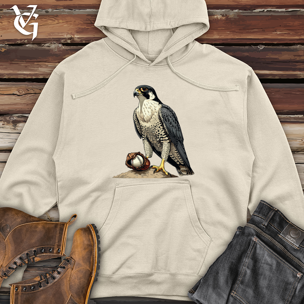 Viking Goods Falcon Baseball Champion Midweight Hooded Sweatshirt Bone / L