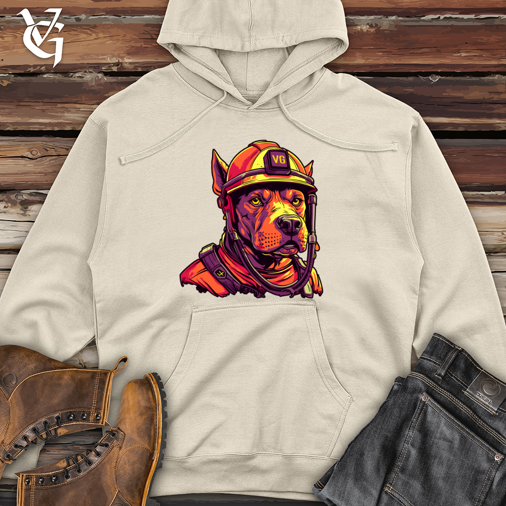 Viking Goods Firefighter Hero Hound Midweight Hooded Sweatshirt Bone / L