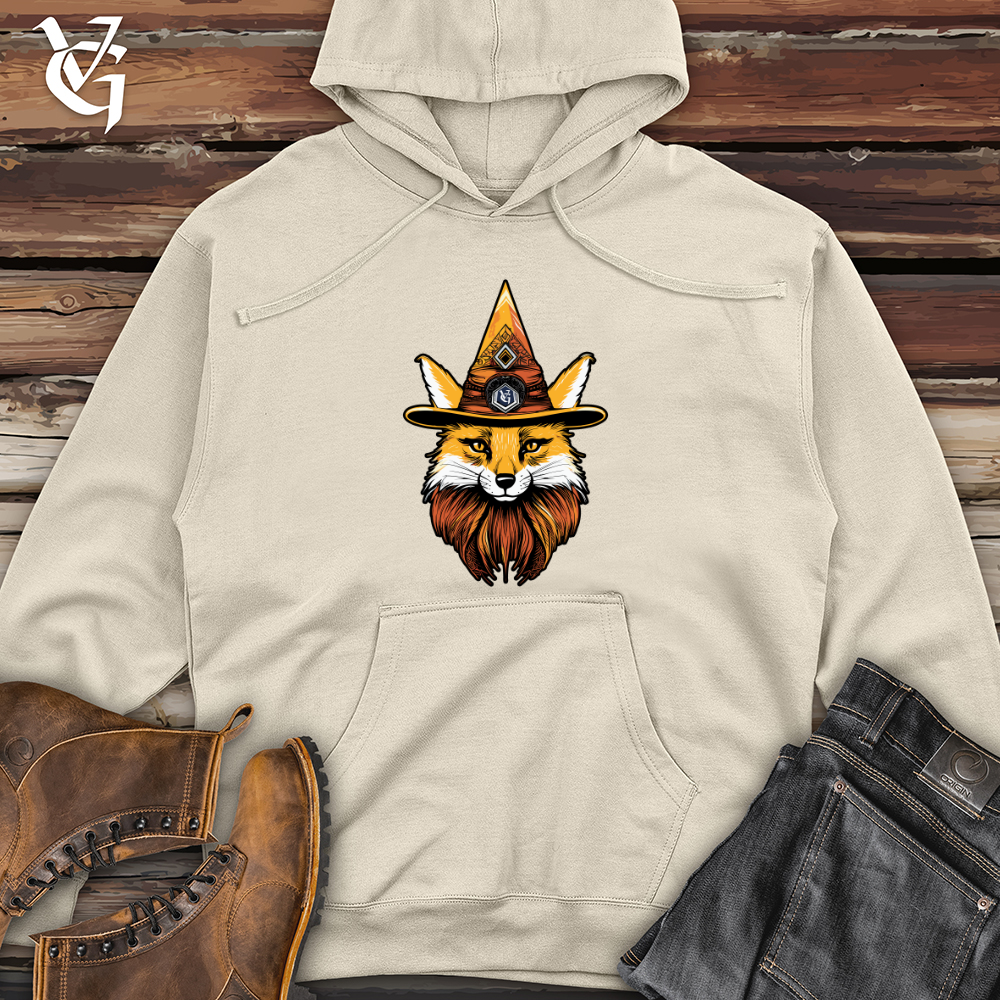 Viking Goods Fox Mystic Sorcerer Midweight Hooded Sweatshirt Bone / L