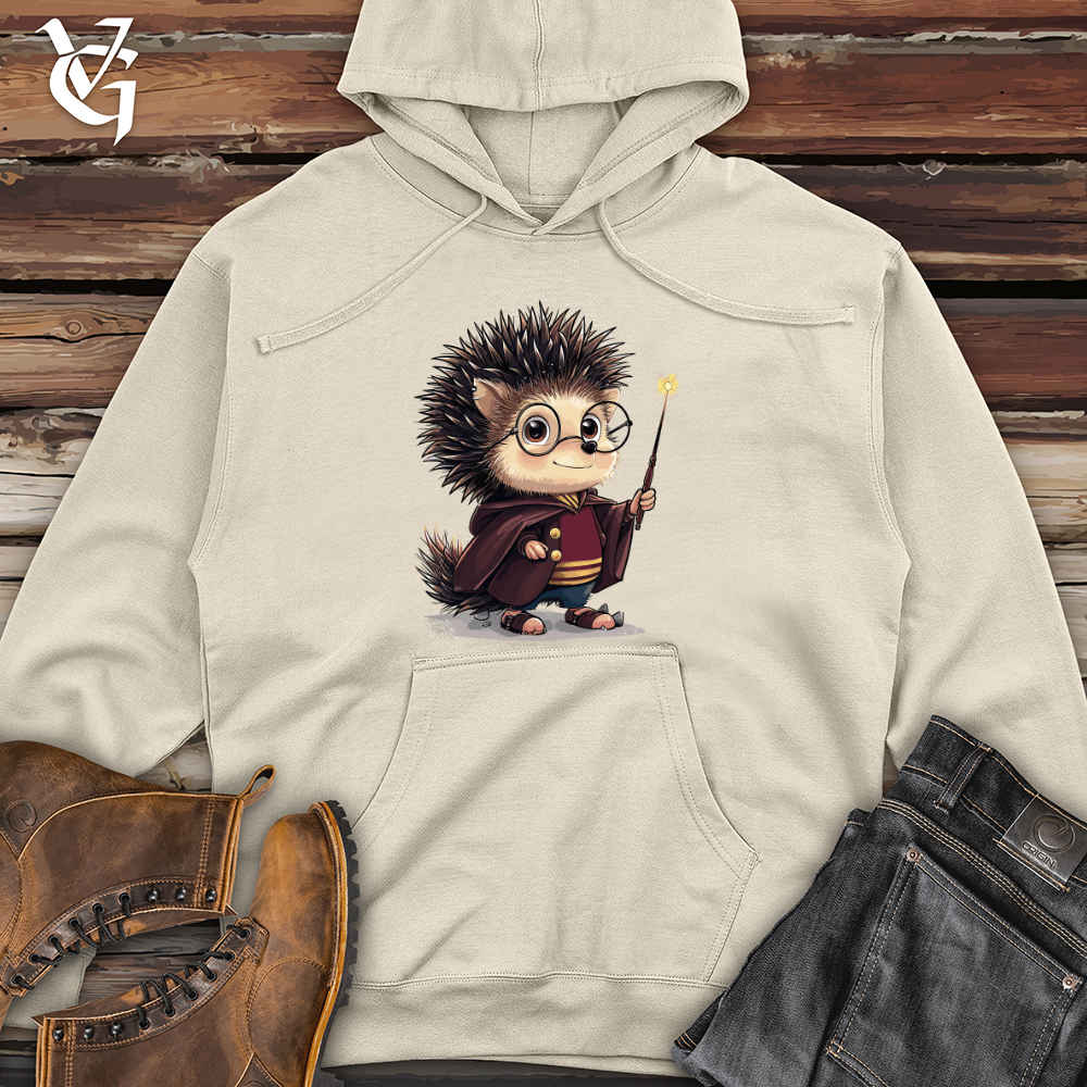 Viking Goods Hedgehog Wizard Charm Midweight Hooded Sweatshirt Bone / L