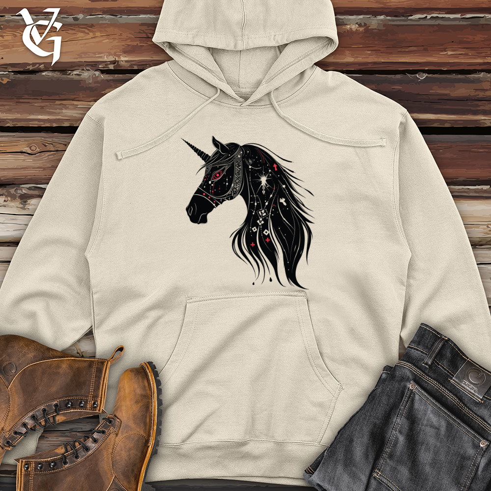 Viking Goods Mystical Unicorn Constellation Midweight Hooded Sweatshirt Bone / L