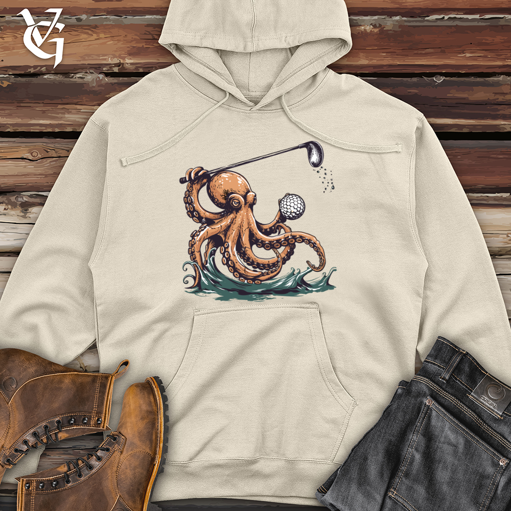 Viking Goods Octopus Golf Swing Midweight Hooded Sweatshirt Bone / L