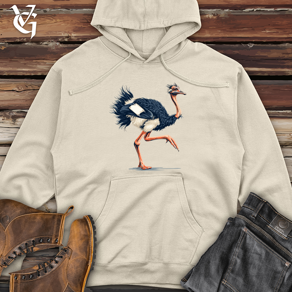 Viking Goods Ostrich Speed Racer Midweight Hooded Sweatshirt Bone / L