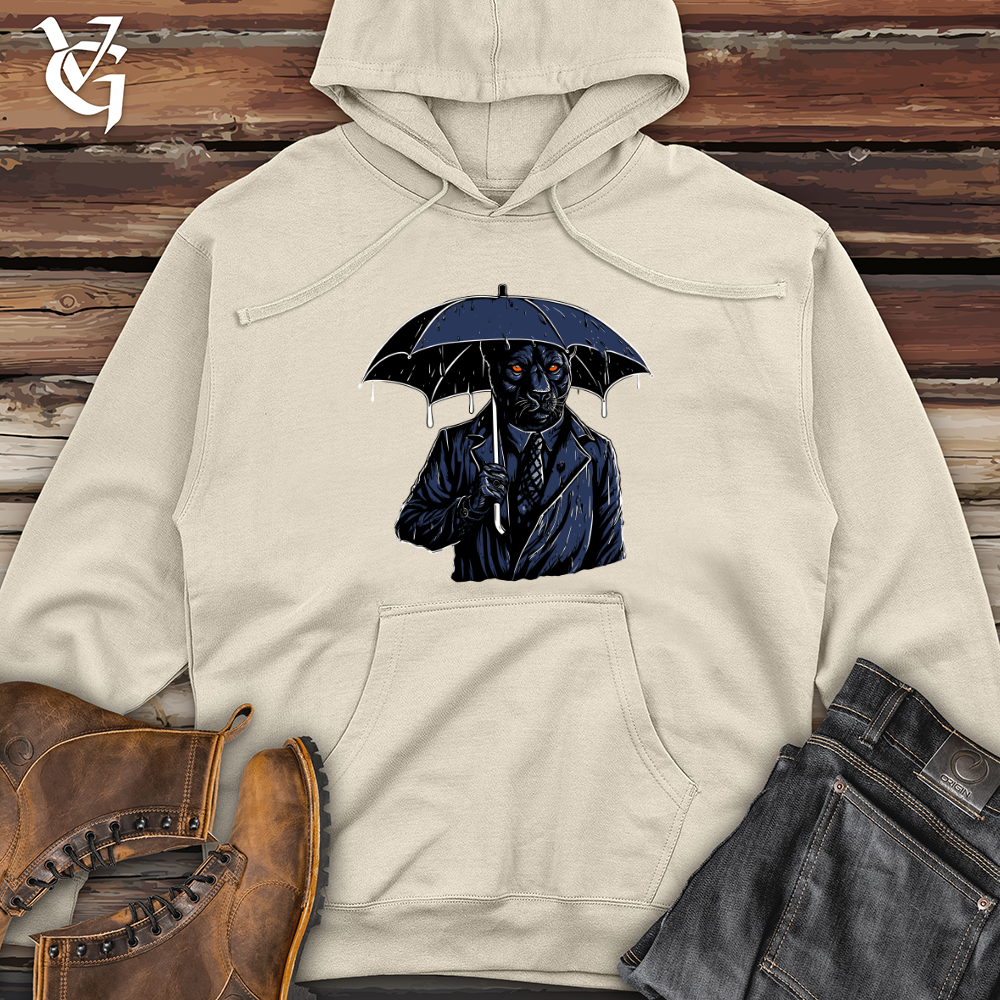 Viking Goods Panther Jungle Drizzle Umbrella Odyssey Midweight Hooded Sweatshirt Bone / L