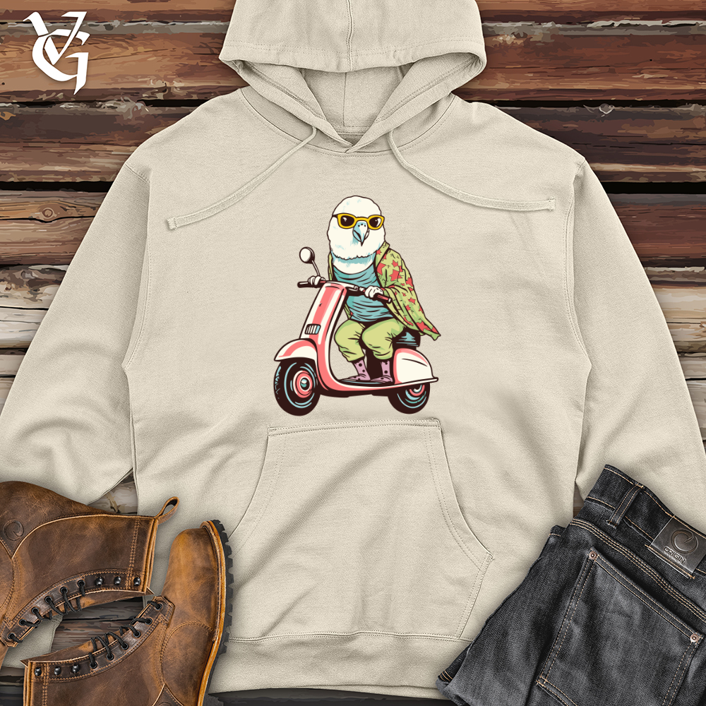 Viking Goods Parakeet Scooter Cruise Midweight Hooded Sweatshirt Bone / L