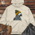 Viking Goods Parrot Beanie Look Midweight Hooded Sweatshirt Bone / L