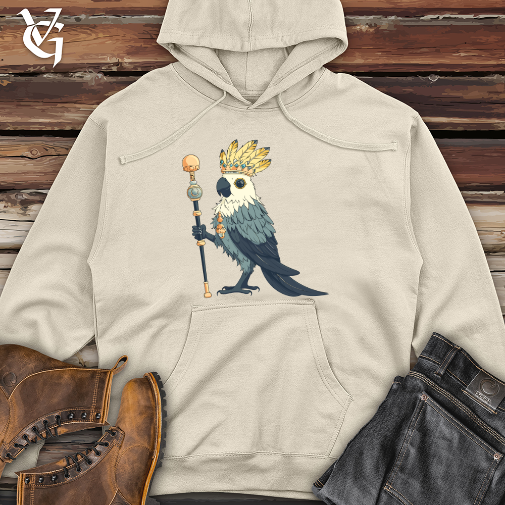 Viking Goods Parrot Monarch Elegance Midweight Hooded Sweatshirt Bone / L