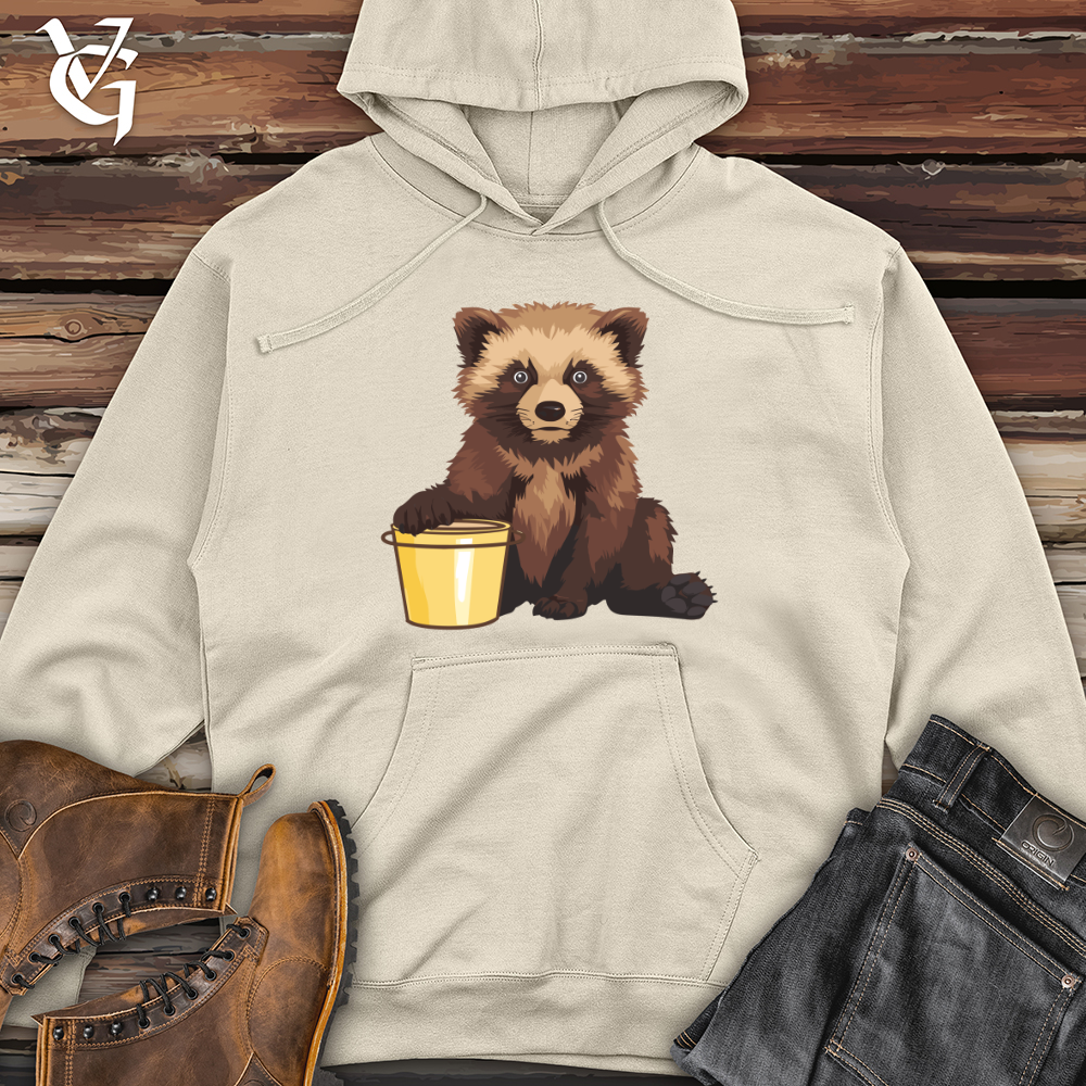 Viking Goods Raccoon Bucket Pal Midweight Hooded Sweatshirt Bone / L