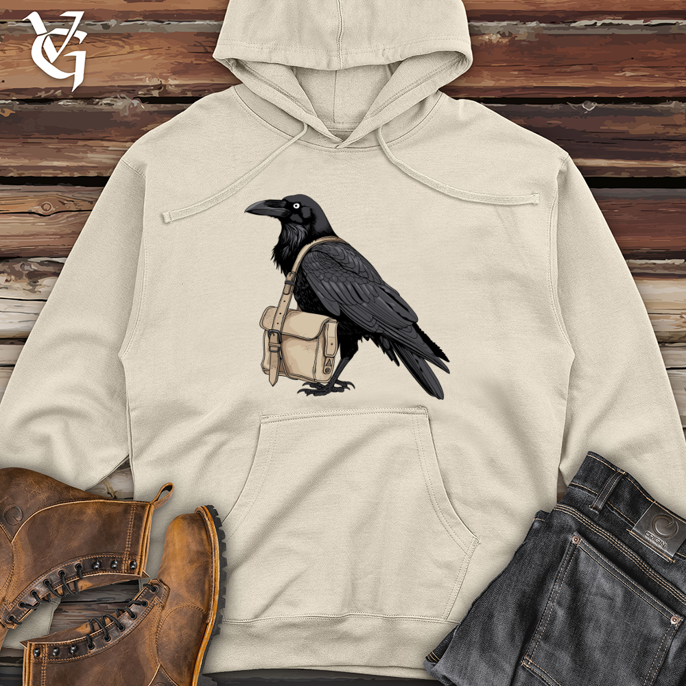 Viking Goods Raven Postal Carrier Midweight Hooded Sweatshirt Army / L