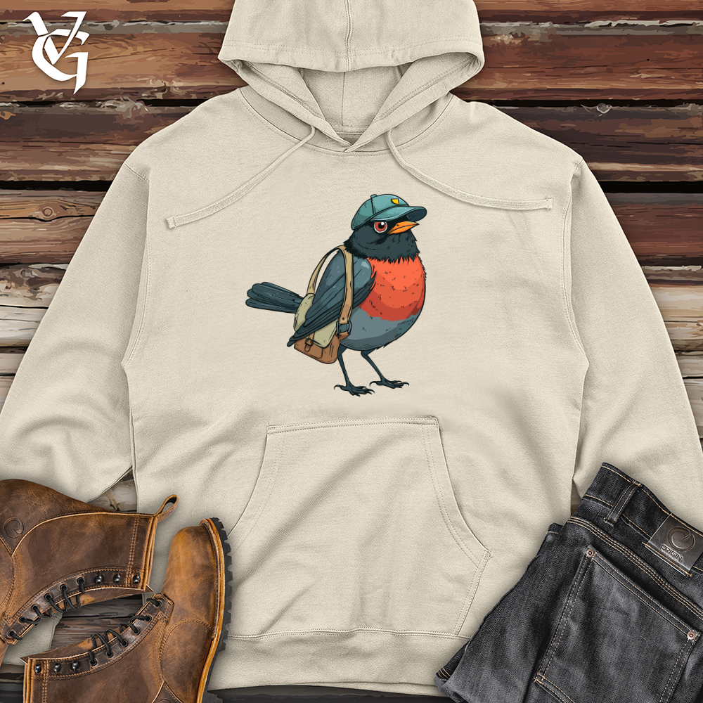 Viking Goods Robin Casual Commuter Midweight Hooded Sweatshirt Bone / L