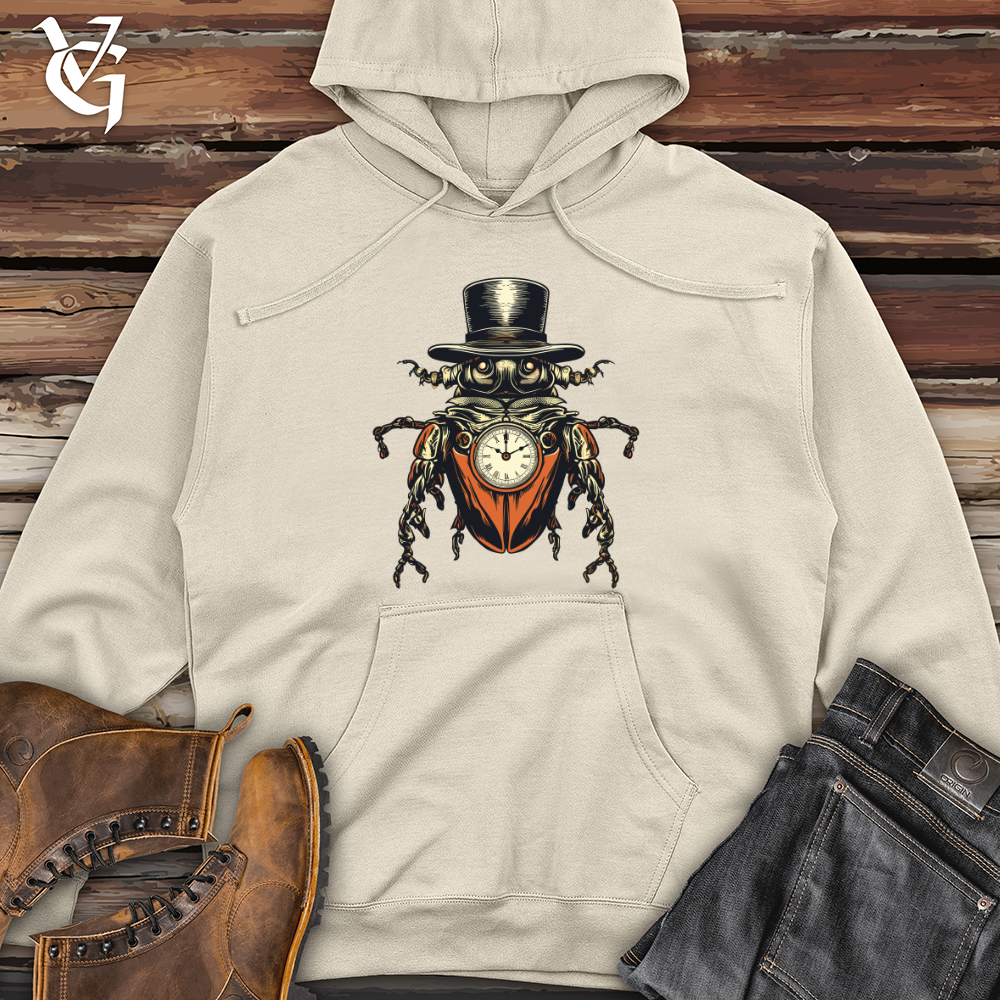 Viking Goods Timekeeper Beetle Midweight Hooded Sweatshirt Grey Heather / L