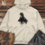 Viking Goods Urban Pigeon Silhouette Midweight Hooded Sweatshirt Bone / L